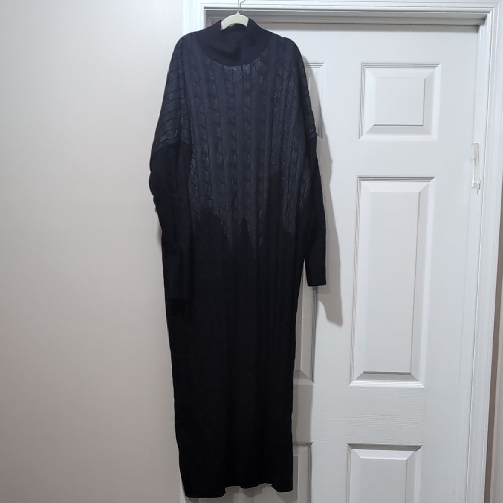 Cable Knit Maxi Sweater Dress